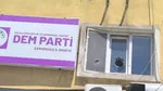 DEM Parti Çanakkale il binasına taşlı saldırı