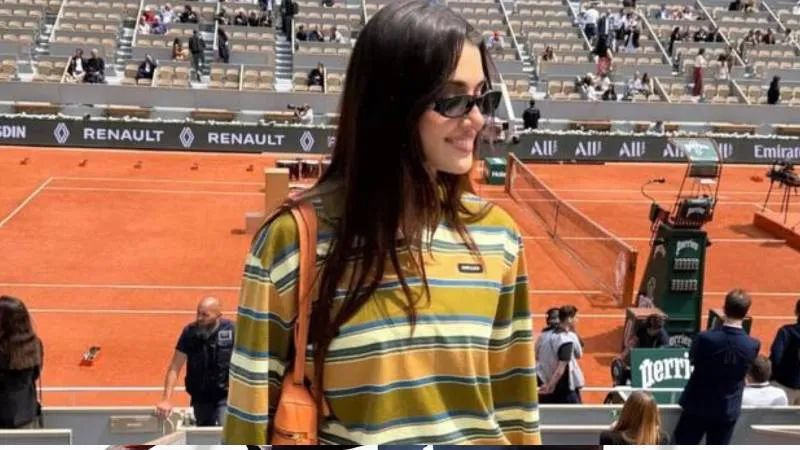 Hande Erçel Roland Garros'ta! İşte O Anlar!