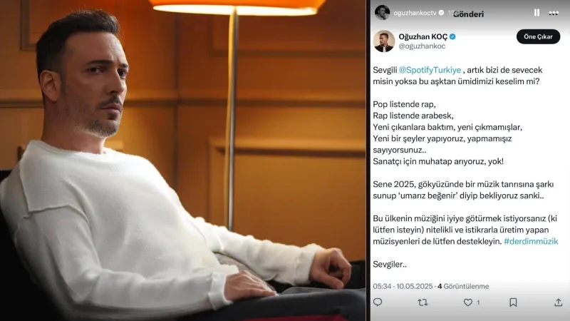 Oğuzhan Koç'tan Spotify Türkiye'ye Şok Sözler: Aşk Bitti mi?