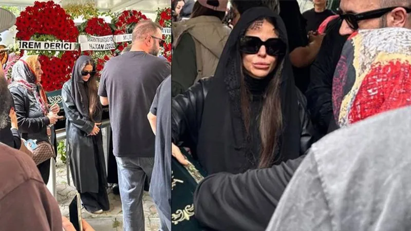 Simge Sağın'ın Acı Günü: Ablasını Gözyaşlarıyla Uğurladı!
