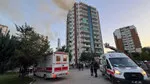 Vatandaşlar tahliye ediliyor... 13 katlı rezidansta korkutan yangın!